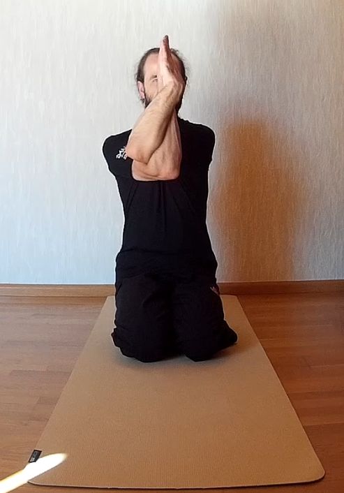Adlerarme Überkreuzen nach oben