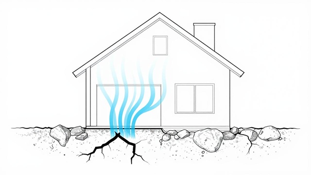 Haus mit Radon
