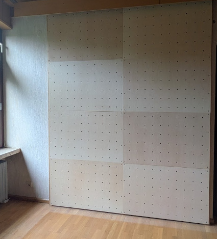 Platten dran schrauben fertig