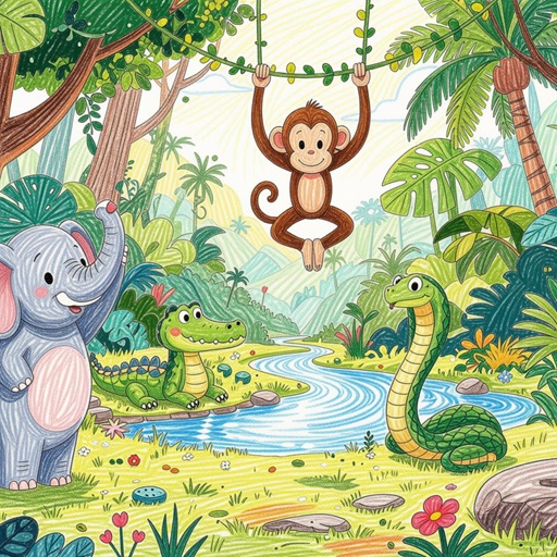 Kinderyoga - Im Dschungel